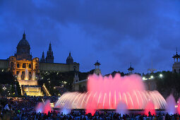 Font Màgica de Montjuïc, Barcelona, Katalonien, Spanien