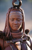 Himba wife. Kaokoveld. Namibia.