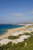 Golden Sands, Golden Beach with sand dunes, Nagkomi Point, Dipkarpaz, Rizokarpaso, Karpasia, Karpass Peninsula, North Cyprus, Cyprus