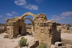 Saranta Colones, Byzantine castle ruins, Archaeological Park, Pafos, Cyprus