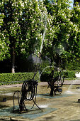 Fountain, Jean Tinguely Brunnen, Theaterplatz, Basel, Switzerland