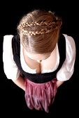Young woman wearing a dirndl