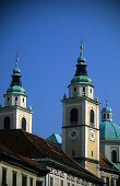 Cathedral of St. Nicholas,  Ljubljana Cathedral, The historic old city of Ljubljana, Slovania