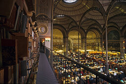 Lecture hall of Bibliotheque Nationale de France, 2nd Arrondissement, Paris, France, Europe