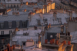 Stadtansicht, Pariser Dächer, Romantik, Paris, Frankreich