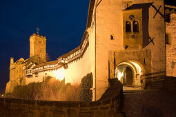 Wartburg bei Eisenach, Thüringen, Deutschland