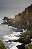 Europe, England, Cornwall, Old tin mines near Botallack