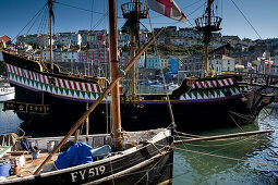 Europa, England, Devon, Schiff von Sir Francis Drake The golden Hind in Brixham