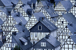 Alter Flecken, historischer Stadtkern, Freudenberg, Nordrhein-Westfalen, Deutschland