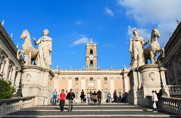 Senatorial Palace at Capitoline Square, Rome, Italy