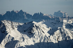 Majestic mountains with view of the Dolomites in Obergurgel, Ötztal, Tyrol, Austria