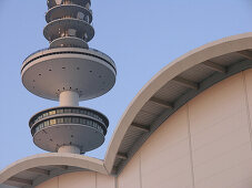 Heinrich-Hertz-Turm und Messehallen, Hamburg, Deutschland