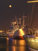 Museum ship Cap San Diego in the harbor, Hamburg, Germany