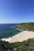 Porthcurno Beach, Penwith peninsula, Cornwall, England, United Kingdom