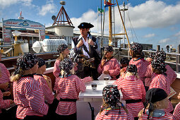 Pirate Cruise for Children, Sylt Island, North Frisian Islands, Schleswig-Holstein, Germany