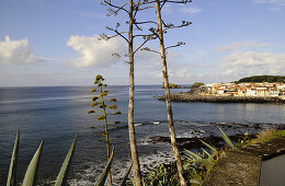 Beach at Sao Roque near Ponta Delgada, Sao Miguel, Azores, Portugal