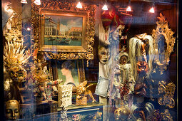 Shop window in the old town of Venice, Italy, Europe