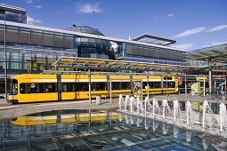 Building at Wiener Platz, Dresden, Saxony, Germany