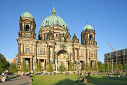 Berliner Dom, Berlin Cathedral church, Lustgarten, summer, Berlin