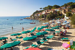 Beach at Biodola, Elba, Italy, Mediterranean, Europe
