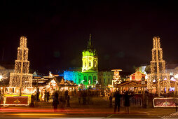 The Christmas market at Schloss Charlottenburg, Berlin, Germany