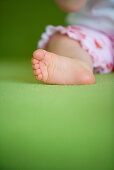 Fuß von einem Baby (8 Monate), Wien, Österreich