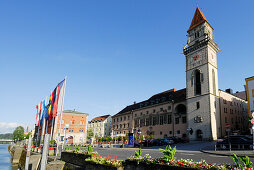 Town hall, Passau, Lower Bavaria, Bavaria, Germany