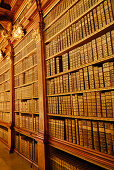 Library, Melk Abbey, Wachau valley, Lower Austria, Austria