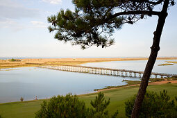 Lagune an der Ria Formosa, Quinta da Lago, Algarve, Portugal