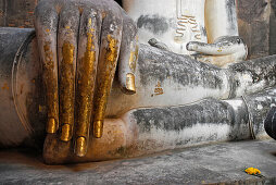 Großer sitzender Buddha im Wat Si Chum, Sukothai Geschichtspark, Zentralthailand, Thailand, Asien