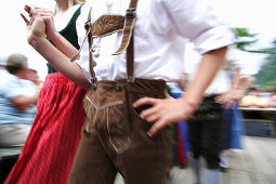 Local costume group dancing, Styria, Austria