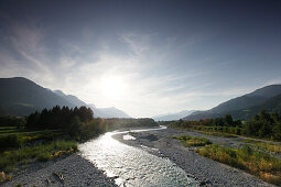 River Gail near Dellach, Carnic Alps, Carinthia, Austria