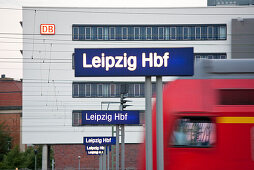 Hauptbahnhof, Leipzig, Sachsen, Deutschland