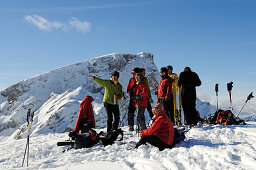 Ski Tour, Grosser Jaufen, Pragser Valley, Hochpuster Valley, South Tyrol, Italy, model released