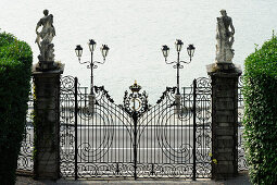 Portal, Villa Carlotta, Tremezzo, Lake Como, Lombardy, Italy