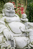 Laughing Buddha statue at a temple, Jinfeng, Changle, Fujian province, China, Asia