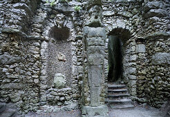 Sanspareil, theartre ruins, Wonsees, Upper Franconia, Bavaria, Germany, Europe