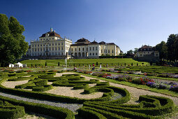 Ludwigsburg palace with garden, Ludwigsburg, Baden-Württemberg, Germany, Europe