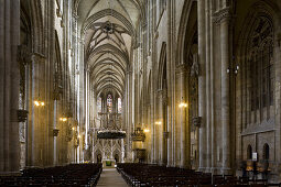 Gothic Cathedral St Stephanus and St. Sixtus, Halberstadt, Harz, Saxony-Anhalt, Germany, Europe