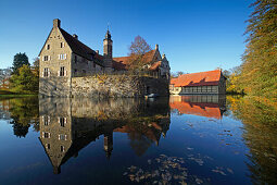 Vischering castle, Luedinghausen, Muensterland, North Rhine-Westphalia, Germany