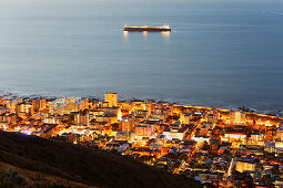 View from Signal Hill road over Capetown, Western Cape, RSA, South Africa, Africa