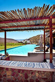 Pool, Aquila Lodge, Kapstadt, Western Cape, Südafrika, Afrika