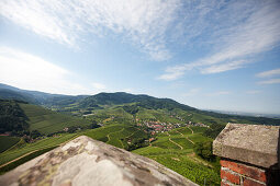 Blick von Burg Staufenberg, Durbach-Staufenberg, Schwarzwald, Baden-Württemberg, Deutschland