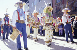 traditional alpine Mardi Gras, Mittenwald, Upper Bavaria, Bavaria, Germany