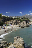View over Playa de Calahonda, Nerja, Andalusia, Spain
