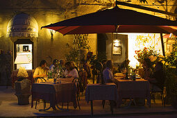 Due Cippi Restaurant, Saturnia, Toskana, Italien