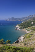 Beach Riva del Marchese near Porto Ercole at Monte Argentario, Maremma, Tuscany, Italy