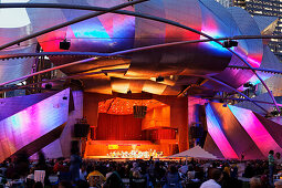 Jay Pritzker Pavillion by Frank O. Gehry, Millenium Park, Chicago, Illinois, USA