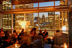 ROOF, Rooftop Bar and Grill, The Wit Hotel, Chicago, Illinois, USA