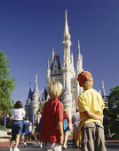 Cinderella´s Castle, Disneyworld, Orlando, Florida, USA